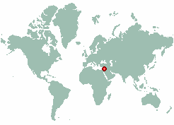 Damascus International Airport in world map